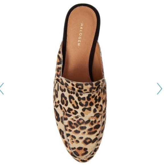 halogen // calf hair leopard mules - Picture 4 of 7